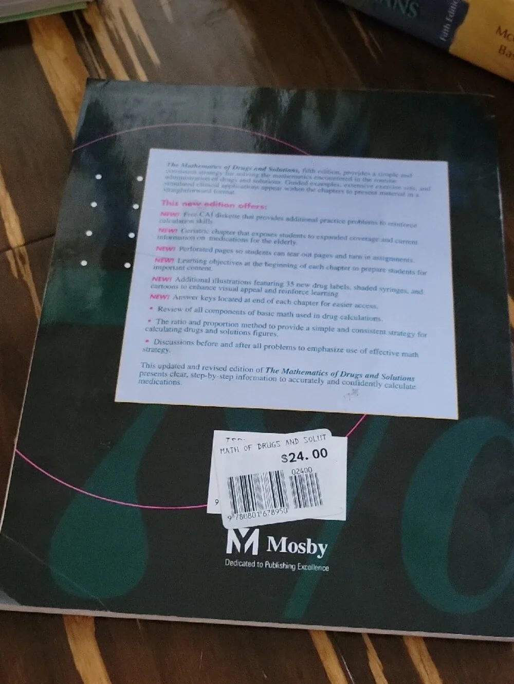 Math of Drugs and Solutions Textbook